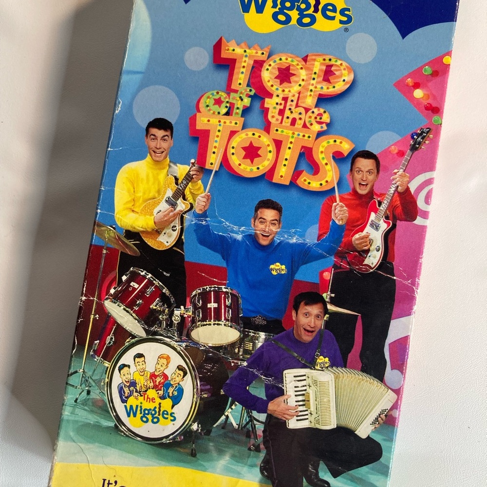 THE WIGGLES “Top Of The tops ” VHS 2003 Good CHILDREN’S Hit Entertainment